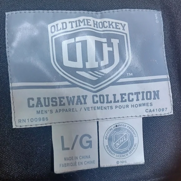 NHL Boston Bruins OTH Men's Causeway Collection Large Full Zip Fanwear Jacket - Picture 9 of 12